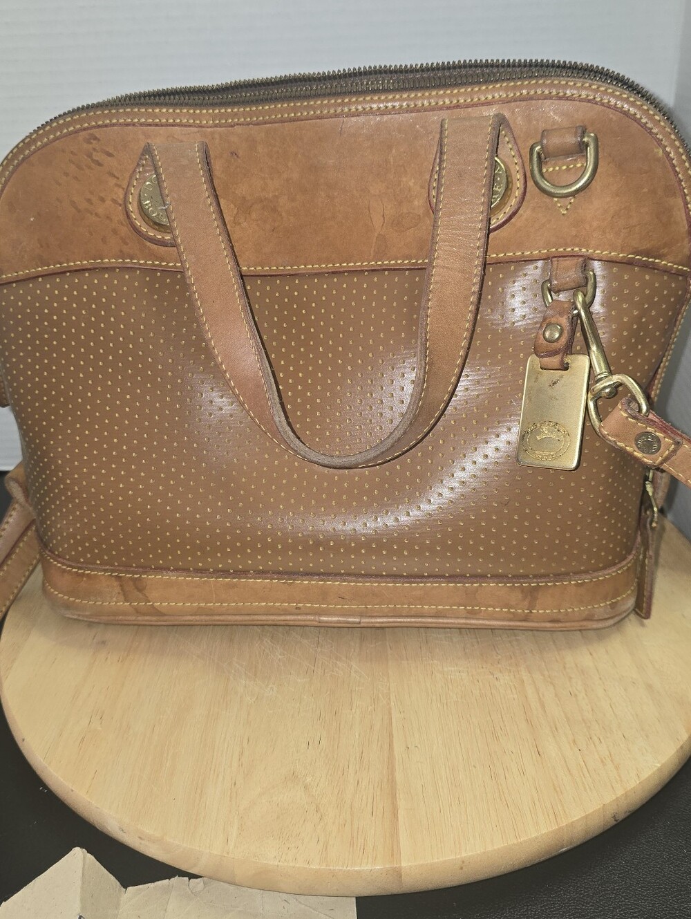 Vintage Dooney & Bourke Cabriolet Domed Satchel